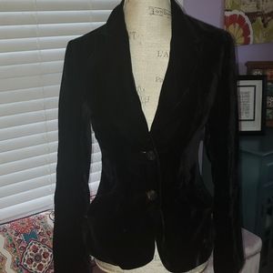 Black Velvet Blazer